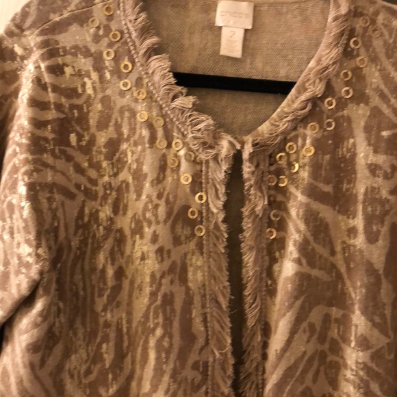 Chico’s Lightweight Animal Print Jacket - Picture 10 of 10